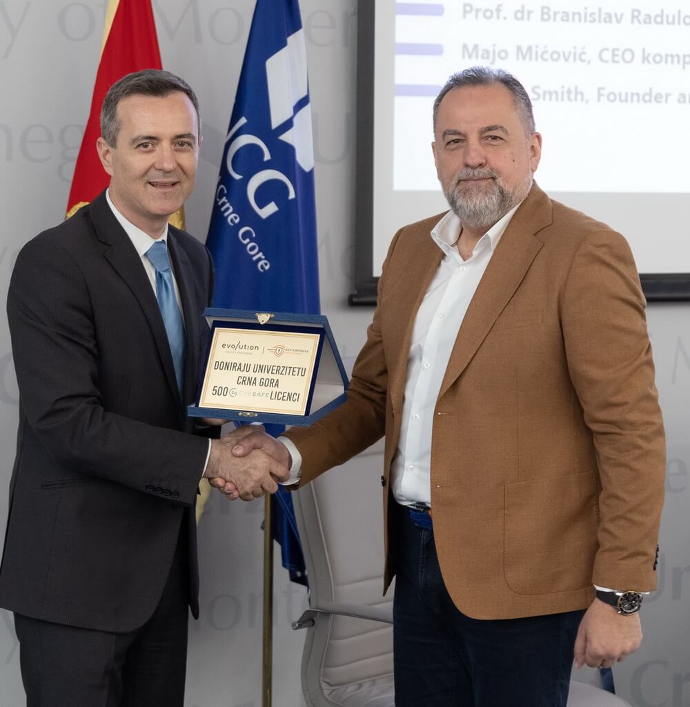 Sky Express Montenegro donirao softverske licence za edukaciju o sajber bezbjednosti Univerzitetu Crne Gore