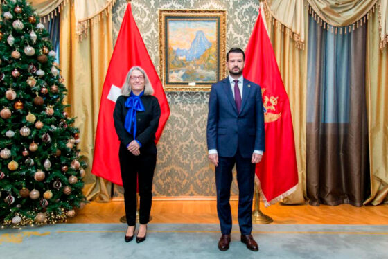 Predsjednik Milatović primio je akreditivna pisma novoimenovane švajcarske ambasadorke, NJ.E. Anne Lugon-Moulin