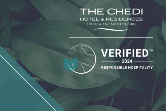 The Chedi Luštica Bay dobitnik Responsible Hospitality VERIFIED™ značke od Forbes Travel Guide-a